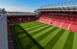 Liverpool FC's pitch. Photo credit: Liverpool FC/Andrew Powell